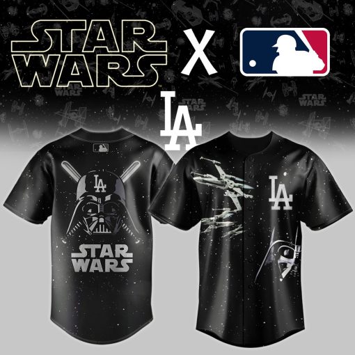 MLB x Star Wars Black Baseball Jersey