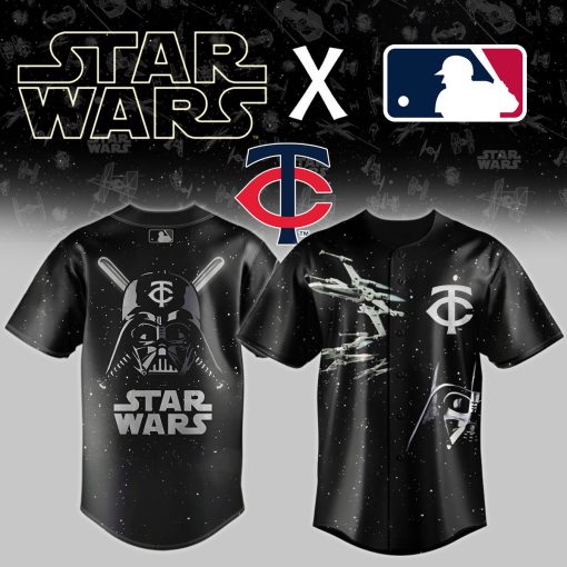 MLB x Star Wars Black Baseball Jersey
