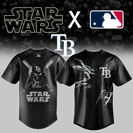 MLB x Star Wars Black Baseball Jersey