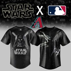 MLB x Star Wars Black Baseball Jersey