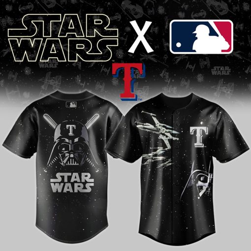 MLB x Star Wars Black Baseball Jersey