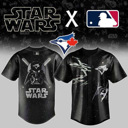 MLB x Star Wars Black Baseball Jersey