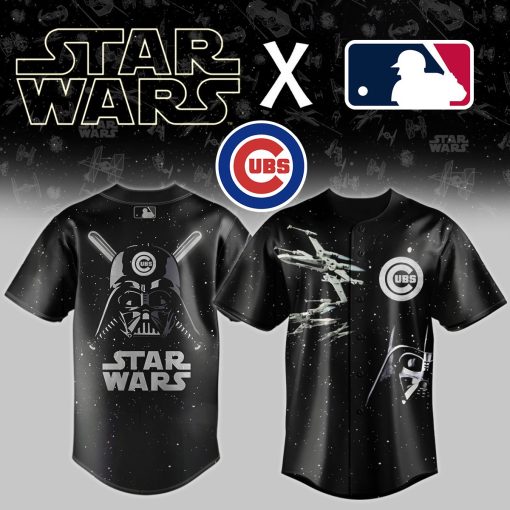 MLB x Star Wars Black Baseball Jersey