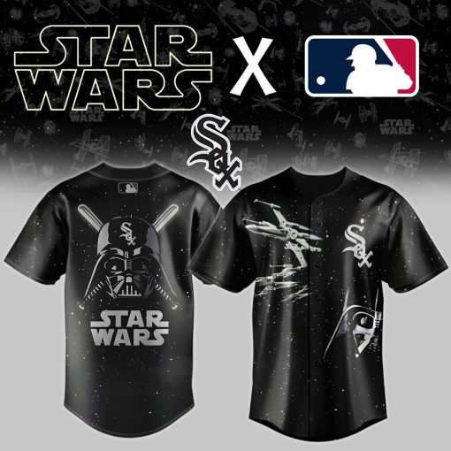 MLB x Star Wars Black Baseball Jersey