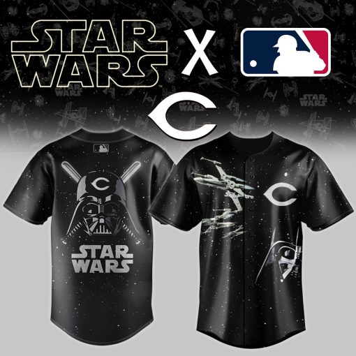 MLB x Star Wars Black Baseball Jersey