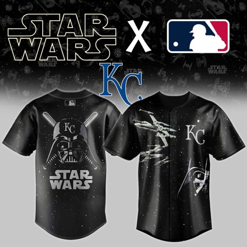 MLB x Star Wars Black Baseball Jersey