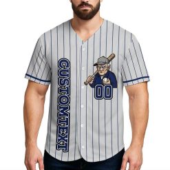 MVP Means Most Valuable Papa – Custom Text Number Baseball Jersey