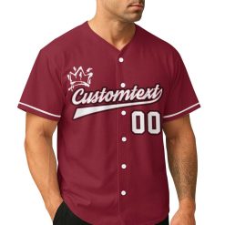 Mind Of A Baseball Hustler – Custom Text Number Baseball Jersey