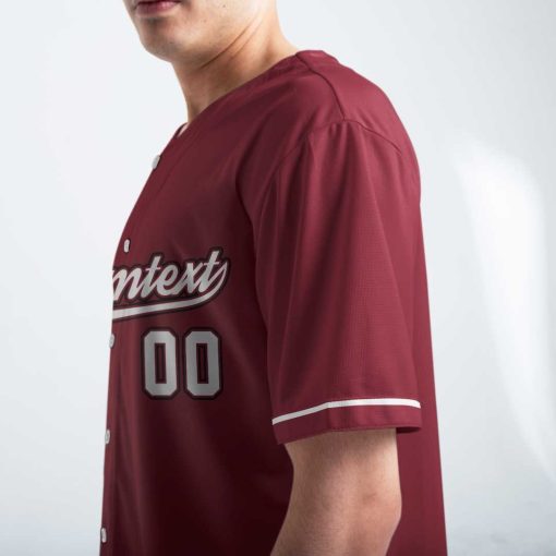 Mind Of A Baseball Hustler – Custom Text Number Baseball Jersey