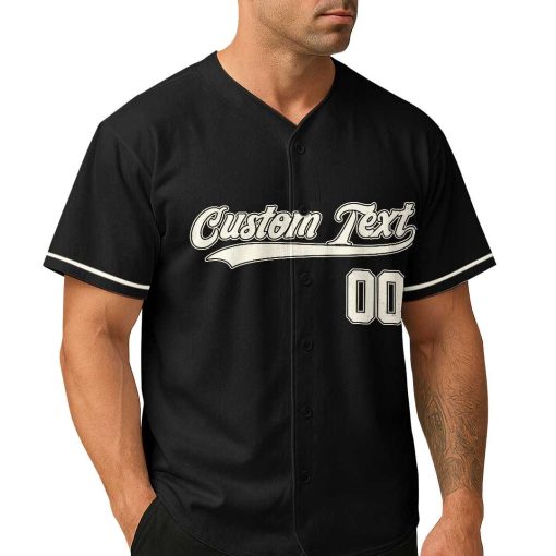 Never Underestimate Old Man – Custom Text Number Baseball Jersey