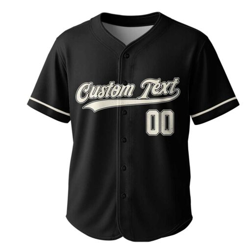 Never Underestimate Old Man – Custom Text Number Baseball Jersey