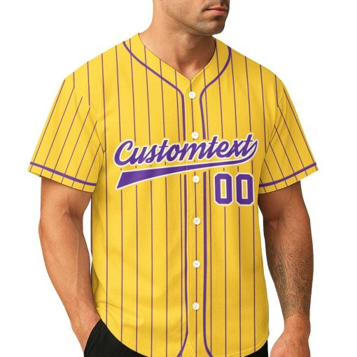 Run Run Run – Custom Text Number Baseball Jersey