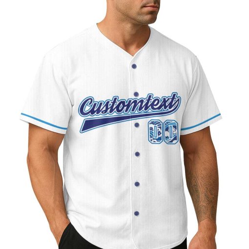 Surpassing Expectations As Expected – Custom Text Number Baseball Jersey