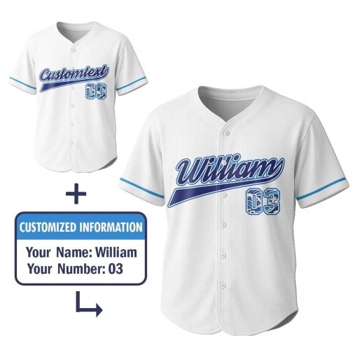 Surpassing Expectations As Expected – Custom Text Number Baseball Jersey