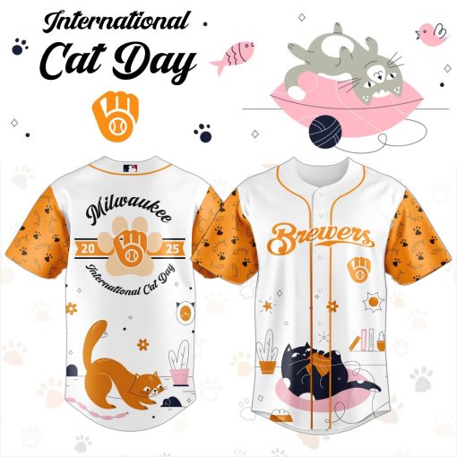 MLB x International Cat Day Baseball Jersey