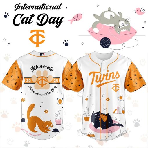 MLB x International Cat Day Baseball Jersey