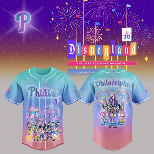 MLB x Celebrating Disneyland’s 70th Exclusive Design Baseball Jersey