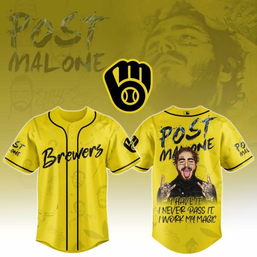 MLB x Post Malone Baseball Jersey