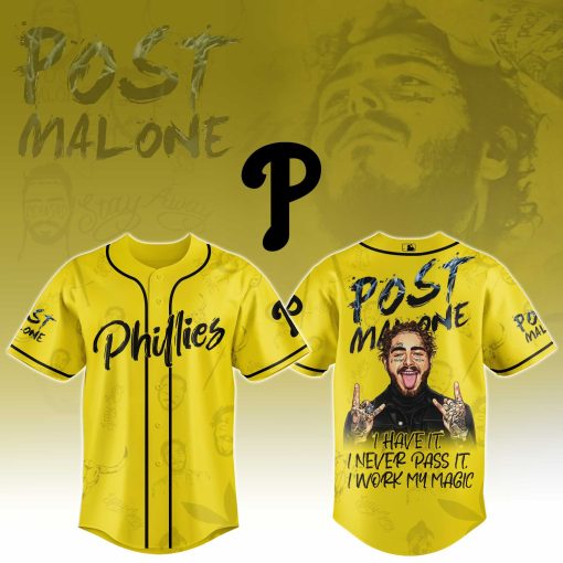 MLB x Post Malone Baseball Jersey