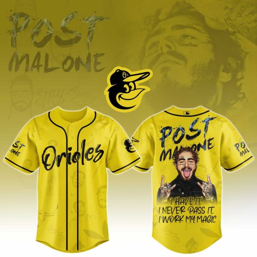 MLB x Post Malone Baseball Jersey
