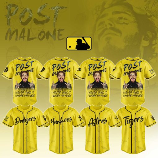 MLB x Post Malone Baseball Jersey