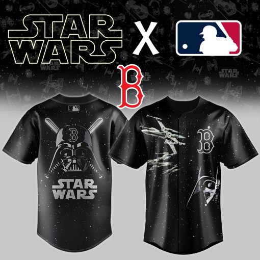 MLB x Star Wars Black Baseball Jersey