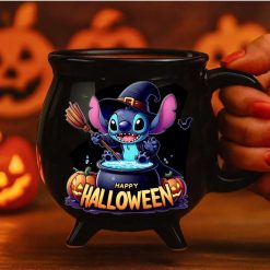 Stitch Cute Cauldron Coffee Mug