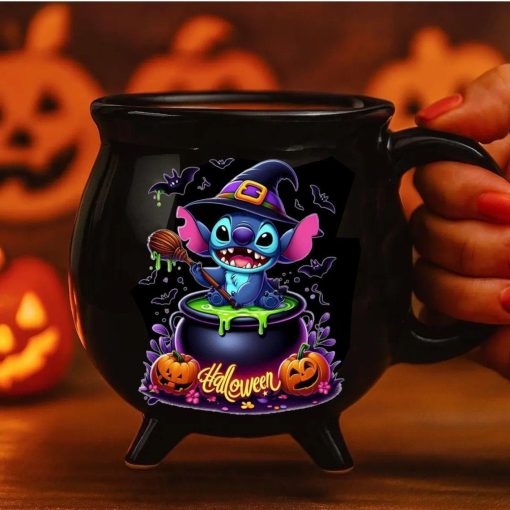 Stitch 8 Cute Cauldron Coffee Mug